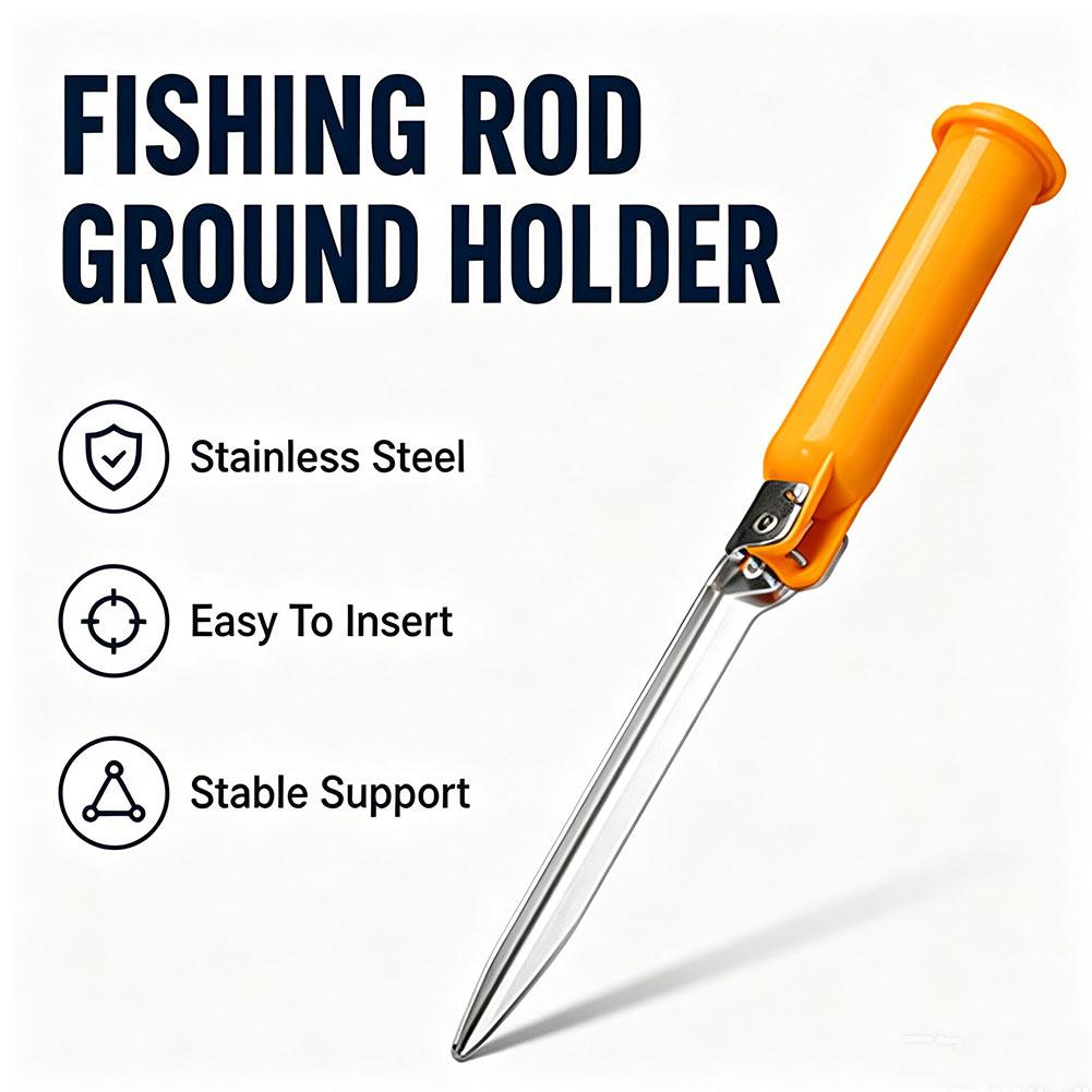 Fishing Rod Repair Kit - Support de canne à pêche pliable