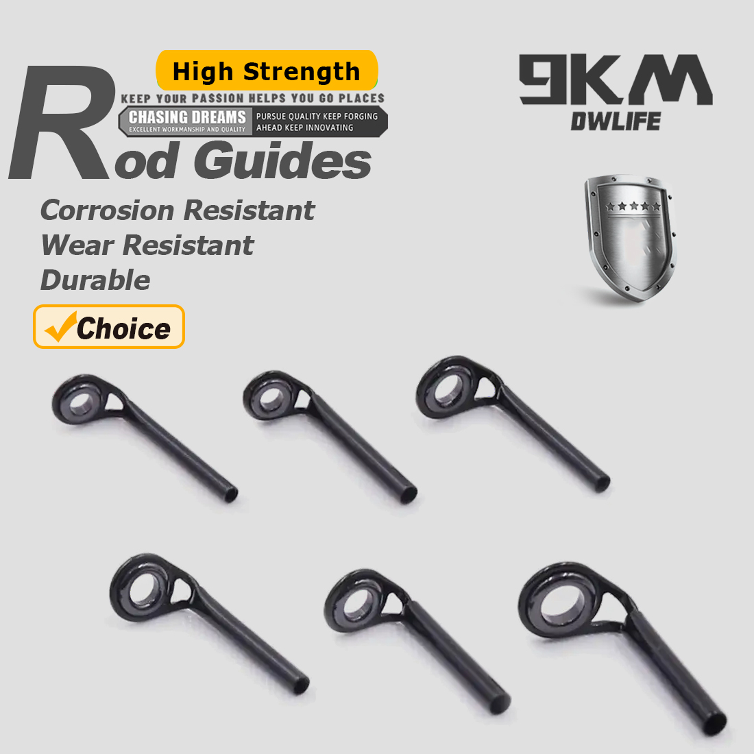 Fishing Rod Guide Replacement - Guides de canne à pêche 5