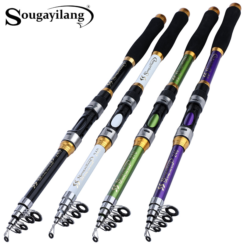 Fishing Rod Surf - SOUGAYILANG-Canne à pêche télescopique en fibre