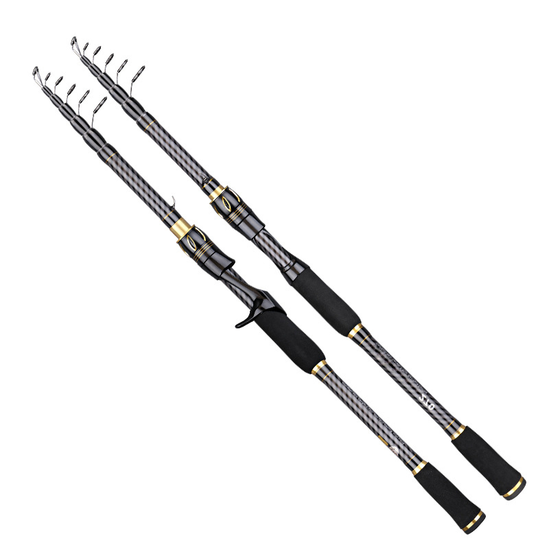 Canne à pêche télescopique en  - Fishing Rod Surf avis et prix