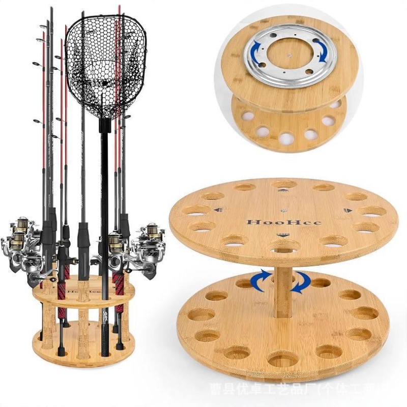 Support de rangement rotatif m - Fishing Rod Rack avis et prix