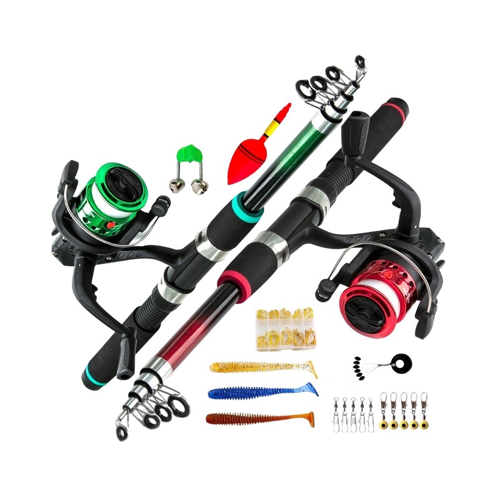 Canne à pêche compacte avec mo - Fishing Rod Combo avis et prix
