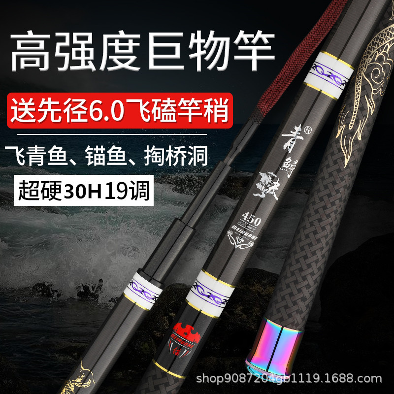 Canne à pêche en fibre de carb - Fishing Rod Surf avis et prix
