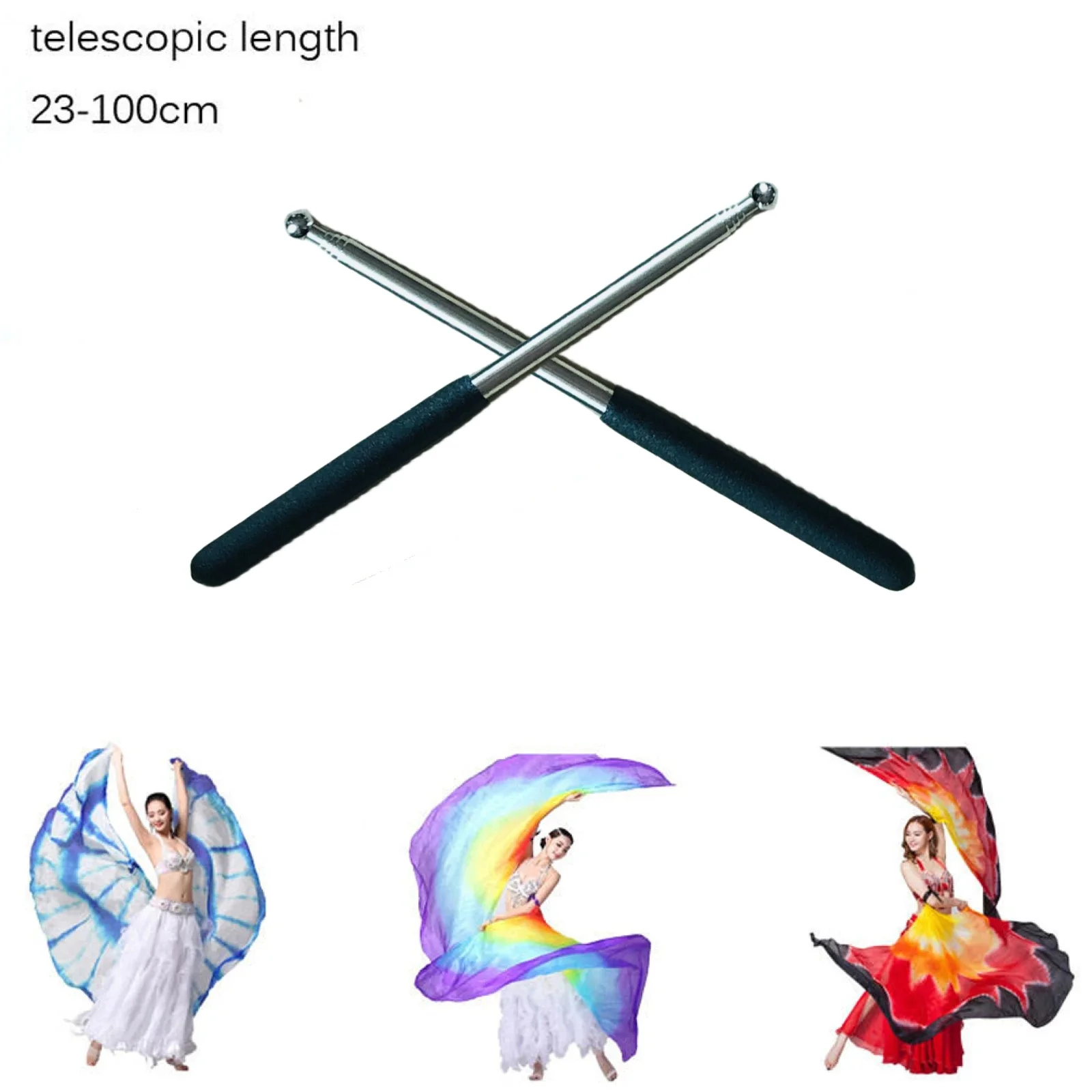 Ailes de danse du ventre Isis, - Fishing Rod Telescopic avis et prix