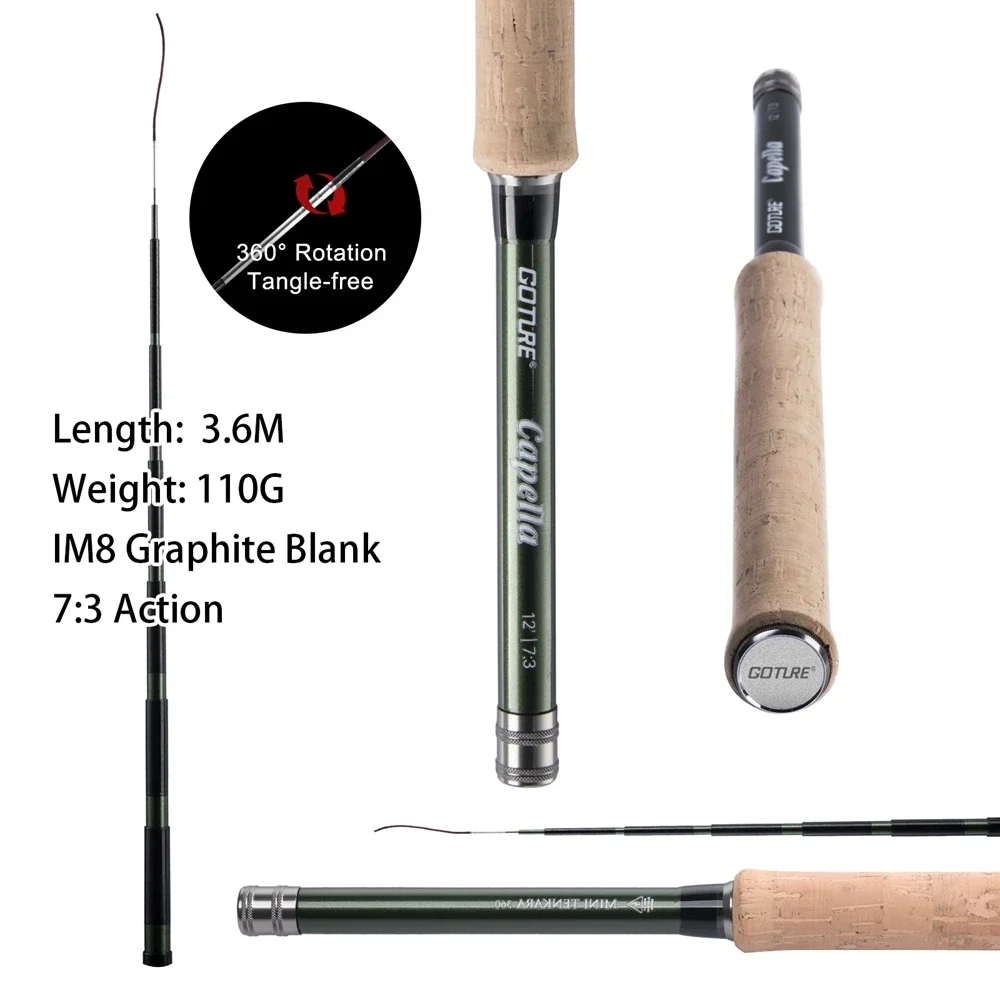Canne à pêche à la mouche clas - Fishing Rod Carbon Fiber avis et prix